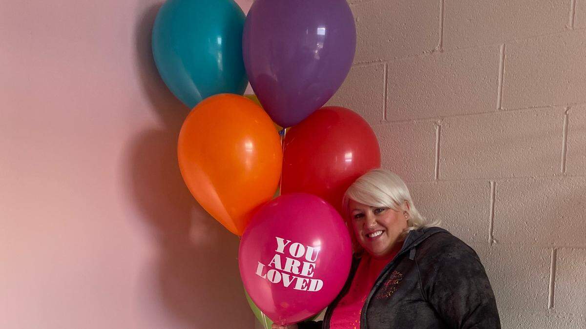 An idea inspired by an Instagram post has turned into more than $19,000 raised to adopt local seniors and surprise them with balloons. Confetti Castle owner Tiffany Marino is pictured here with a sample arrangement.