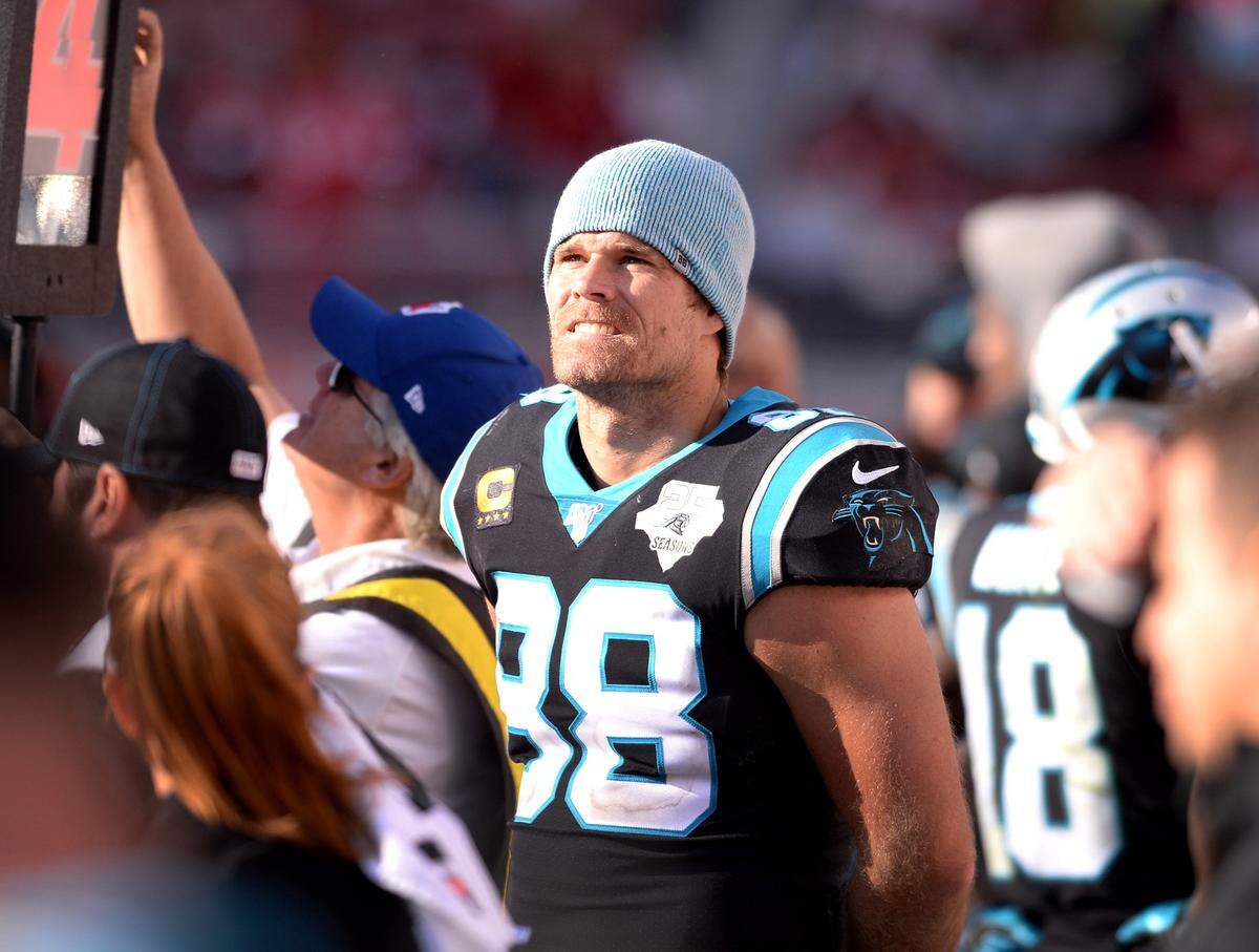 Carolina Panthers tight end Greg Olsen made the Pro Bowl three times and had three 1,000-yard receiving seasons with the team.