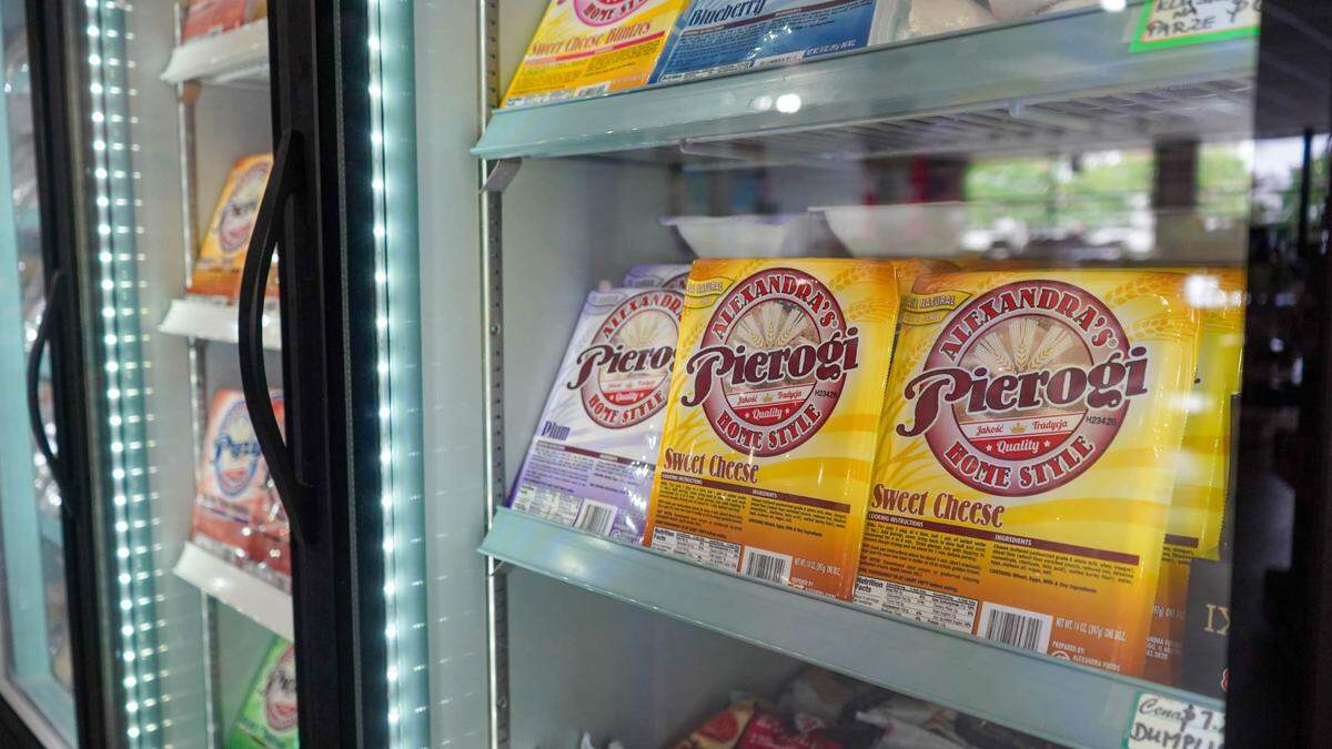 Frozen pierogies can be purchased at Zygma and enjoyed at home.