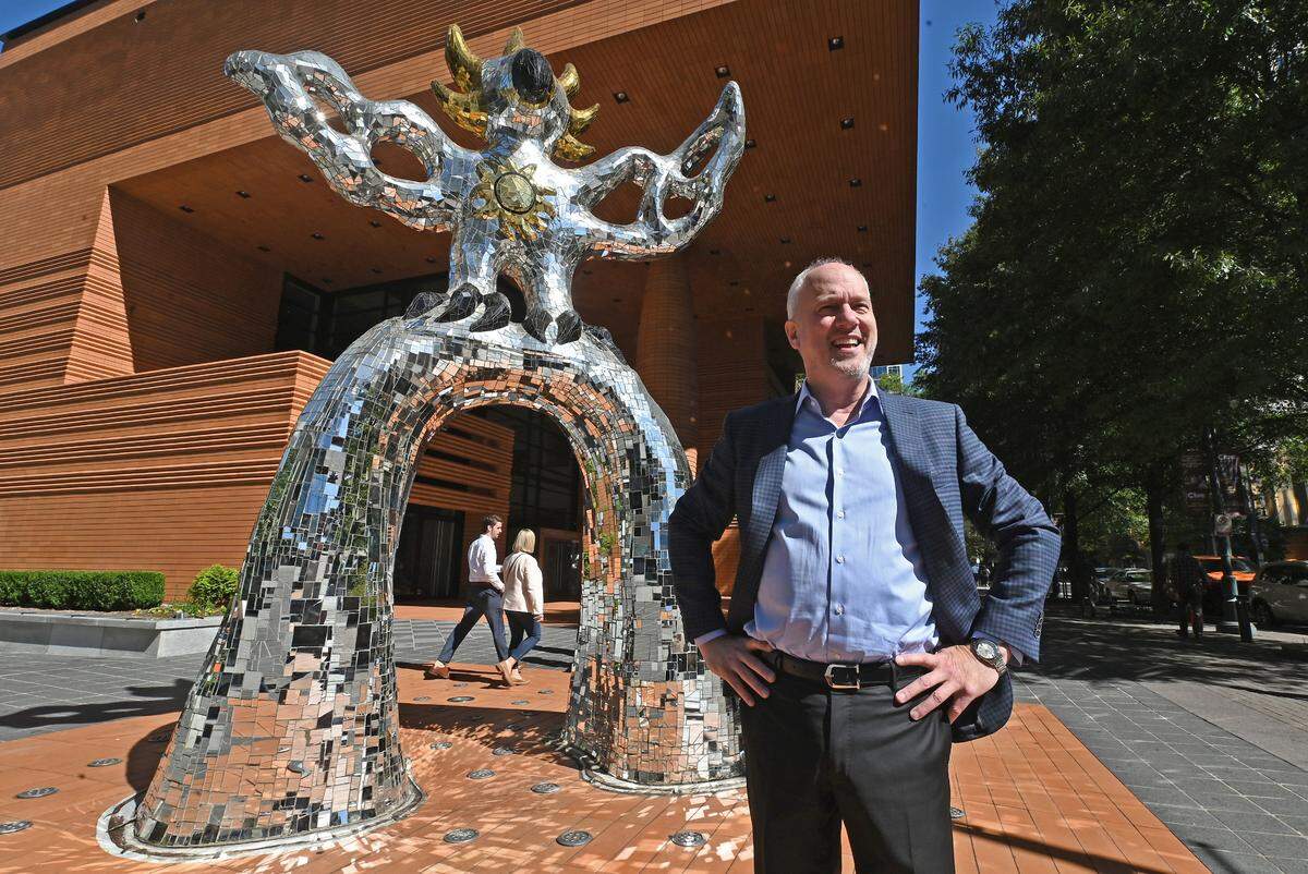 “You walk up (to the Firebird sculpture) and it puts you in a good mood.” Bechtler Museum Executive Director Todd Smith said.