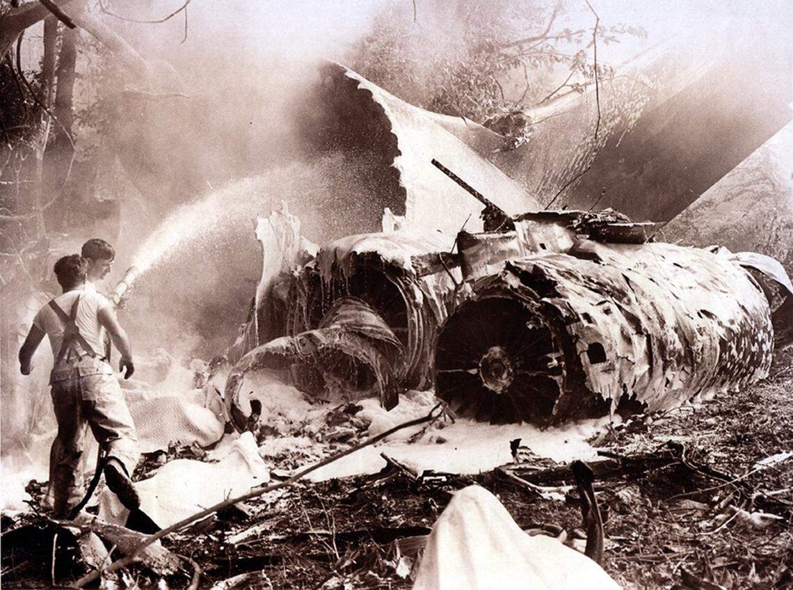 Eastern Airlines Flight 212 crashed in Charlotte on Sept. 11, 1974, killing 72 people. It remains the deadliest crash in Charlotte history.