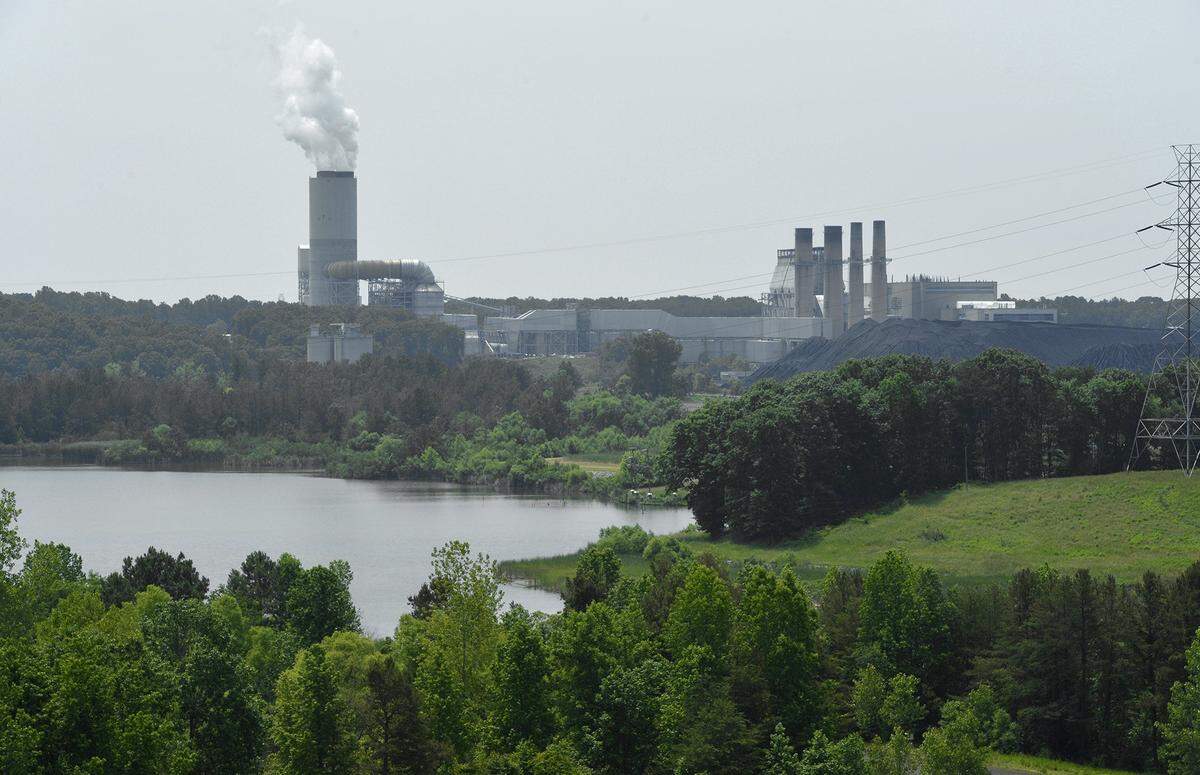 Duke Energy’s Marshall Steam Station on Lake Norman is shown in this file photo.