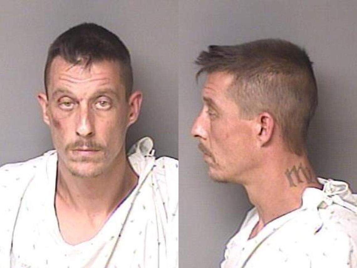Christopher Patton Gossage, 39, of Gastonia was jailed on $5,000 bail late Sunday. Oct. 27, 2019.