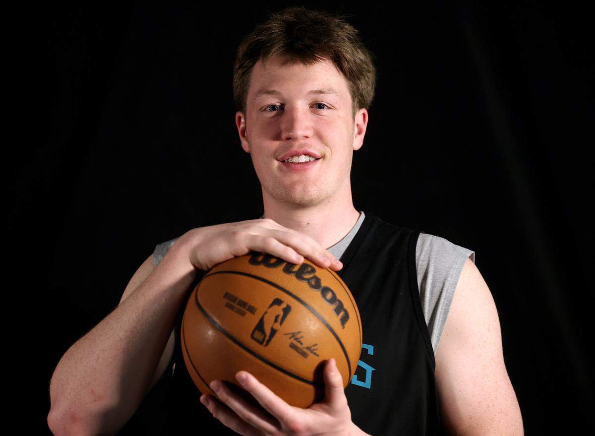 Charlotte Hornets rookie forward Kon Knueppel on Tuesday, March 24, 2026.