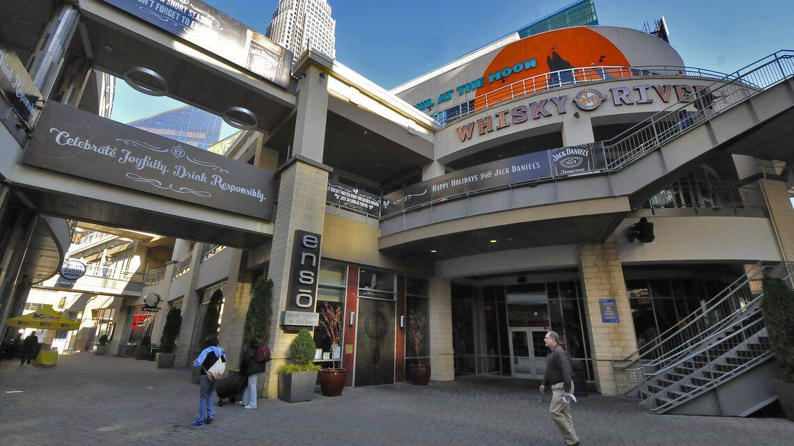 Epicentre entertainment complex in uptown Charlotte.