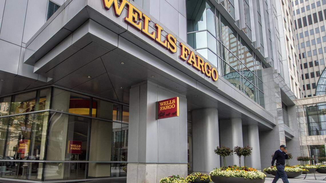 Wells Fargo in uptown Charlotte. The company is facing a lawsuit regarding its DEI practices.
