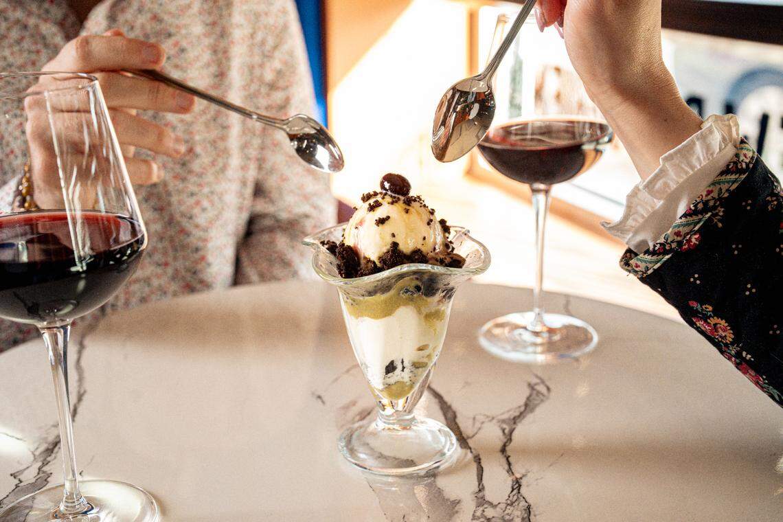 Potential New Boyfriend also has ice cream pints, including some rotating flavors and vegan options, and a few desserts available to go.