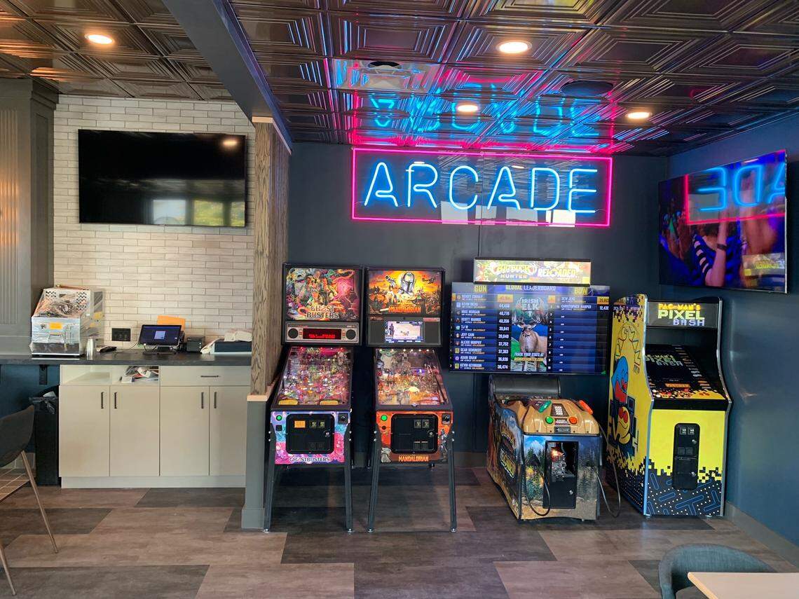 Stone Fired Social’s arcade.