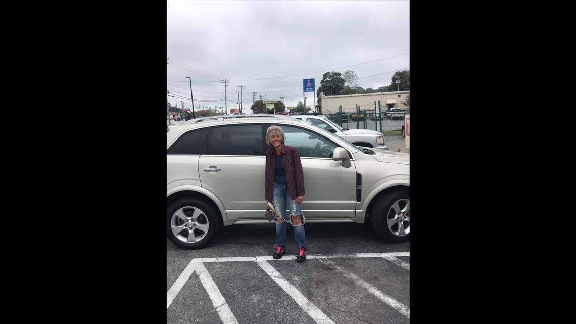 Darlene Quinn of Greer was presented with the car at work on October 29 by co-worker Josh Lewis.
