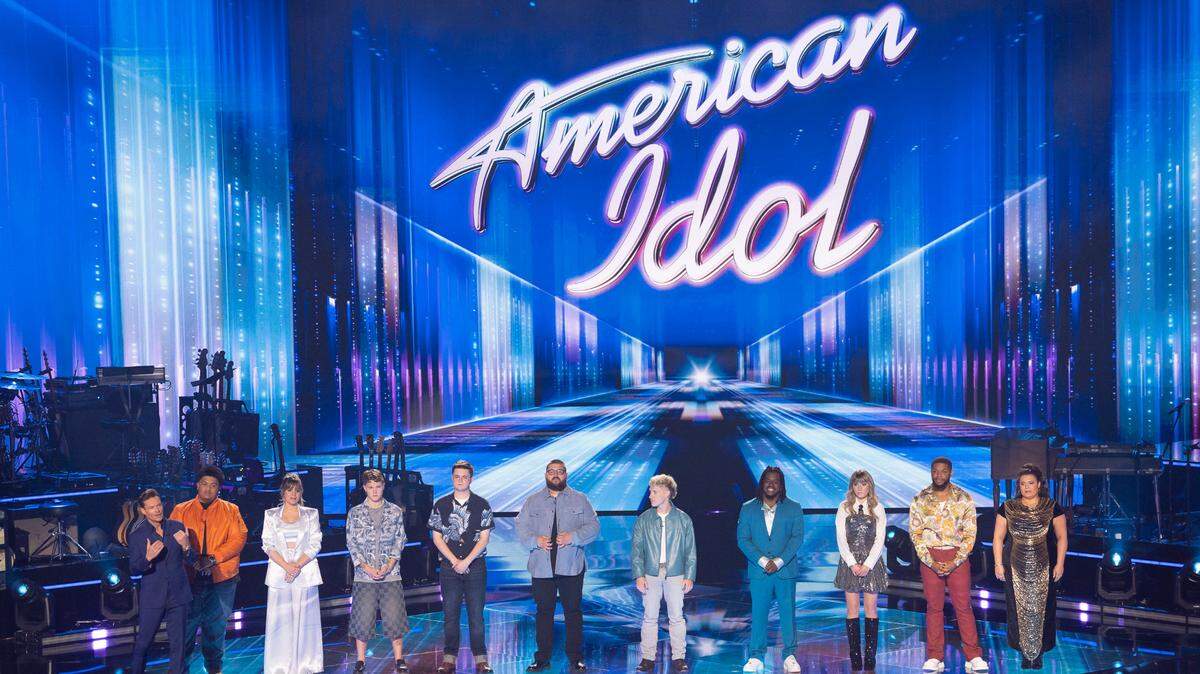 Contestants during the April 21 episode of “American Idol” on ABC.