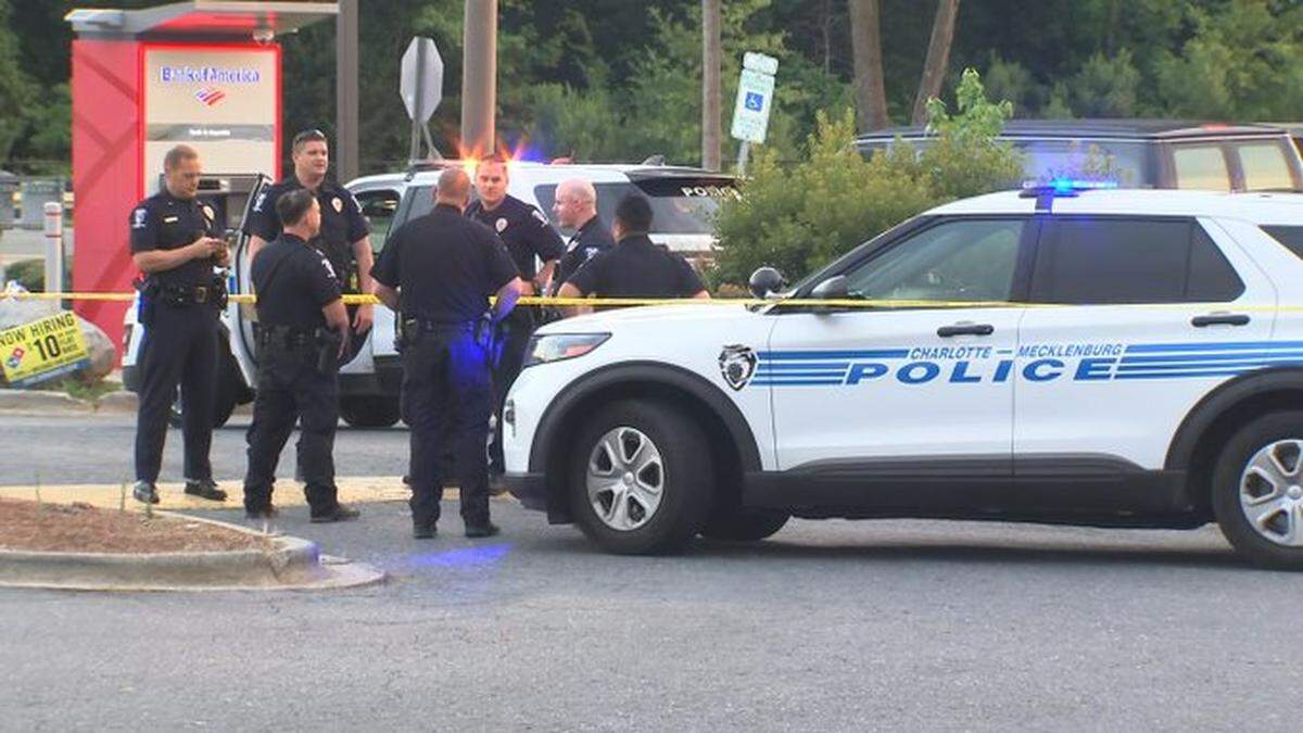 Charlotte-Mecklenburg police officers found the body of a woman near an ATM in the 9600 block of University City Boulevard on Wednesday, July 13, 2022.