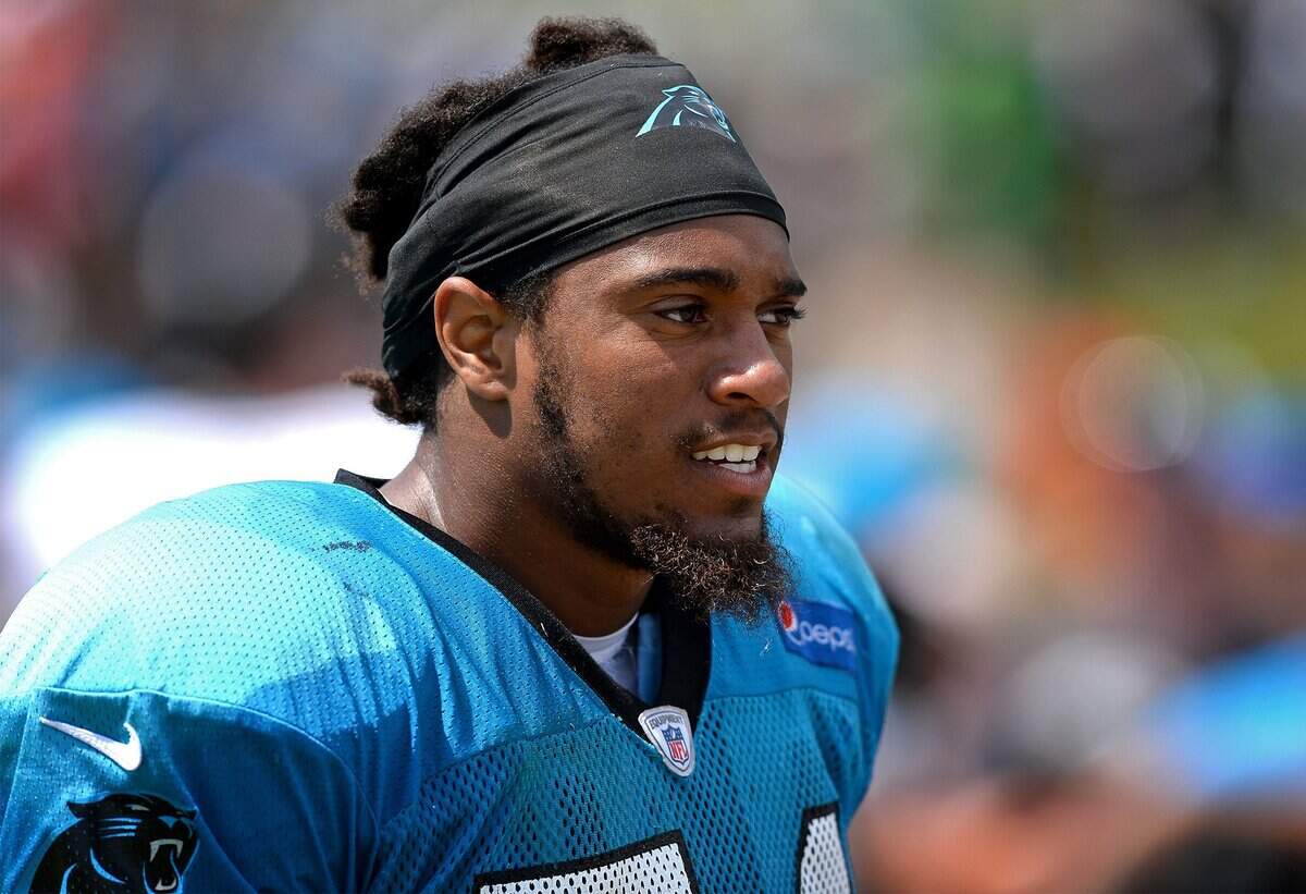 Carolina Panthers linebacker Shaq Thompson will start in place of Thomas Davis, who has been suspended four games by the NFL, this fall.