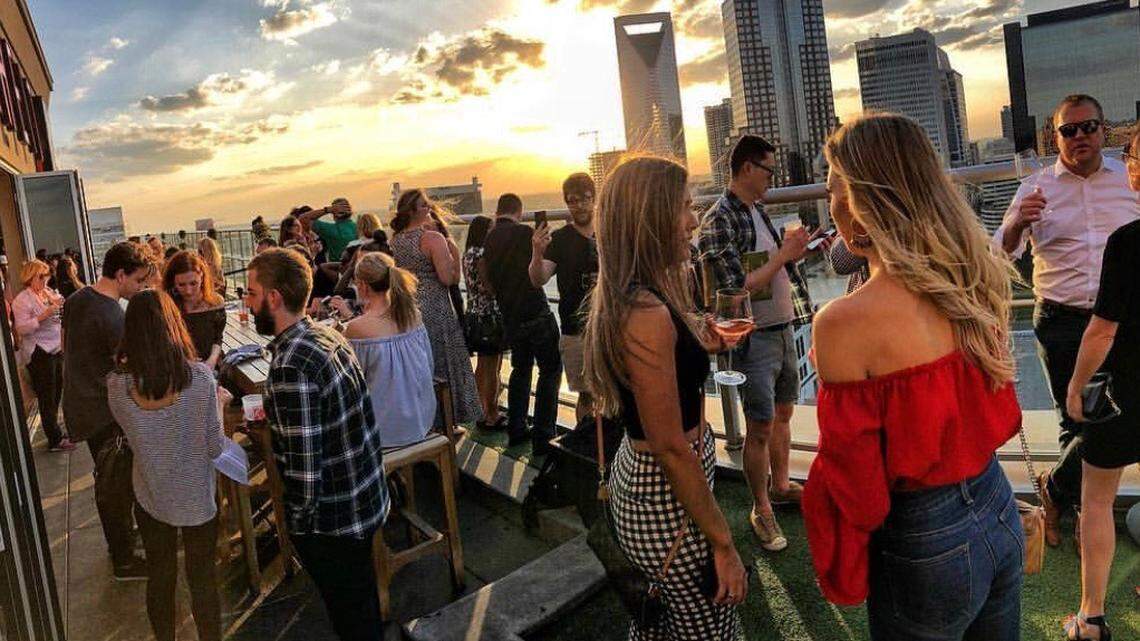 Guests at Fahrenheit located in uptown Charlotte