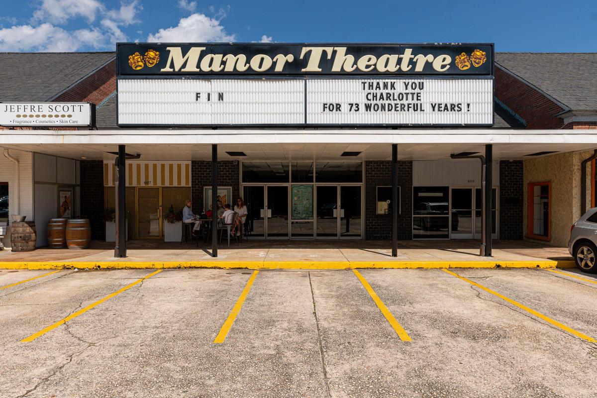 The Regal Manor Twin on Providence Road announced it would not reopen after the coronavirus pandemic. The movie theater was open for 73 years.
