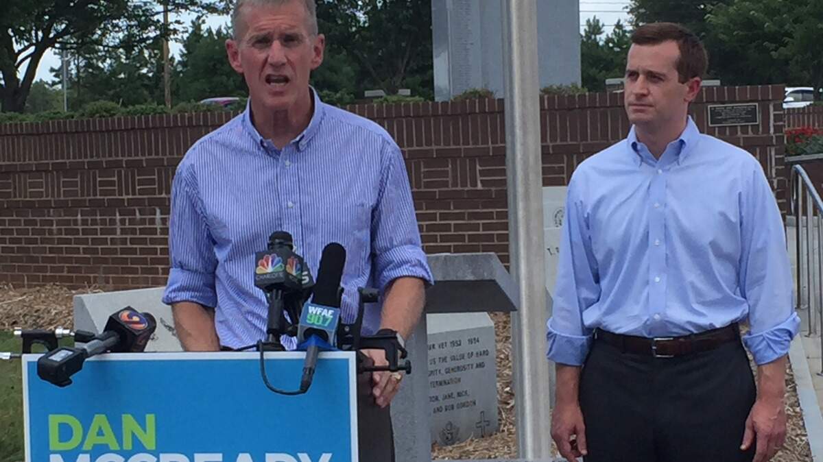 Former Gen. Stanley McChrystal joins Democrat Dan McCready.