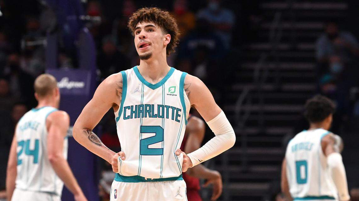 Charlotte Hornets guard LaMelo Ball cleared the NBA’s health and safety protocols Tuesday morning and was assigned to the Greensboro Swarm to get some practice and conditioning in.