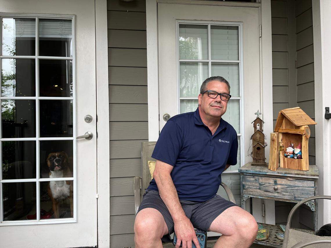 Mike Alfano has lived in the Gramercy Square at Ayrsley apartments for 12 years and has seen the area change rapidly. The Ayrsley Town Center is one of the most densely populated communities in Mecklenburg County with a population density between 7,000 and 7,500 people per square mile.