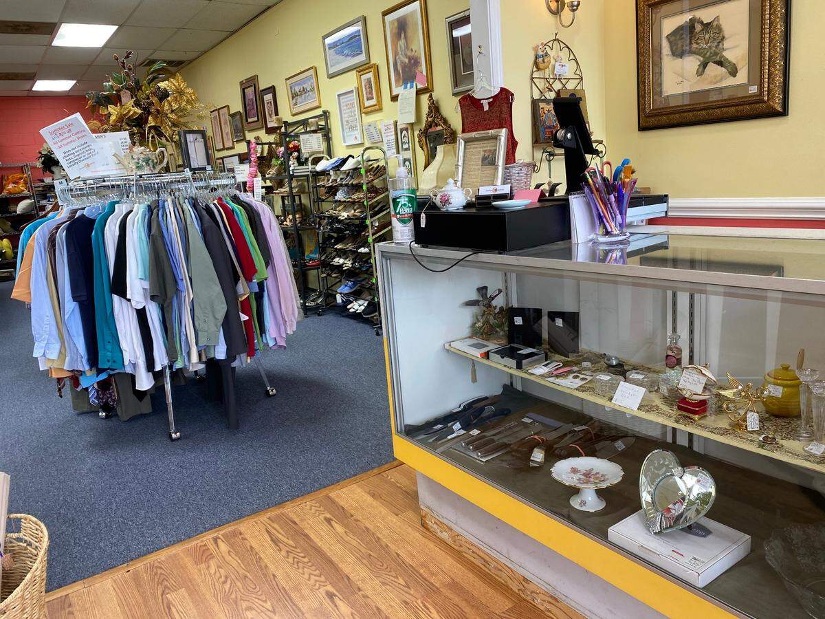 Church Mouse Kit-N-Kaboodle Resale Store, a ministry of St. Nektarios Greek Orthodox Church, is at 9010-D Monroe Road, Charlotte.