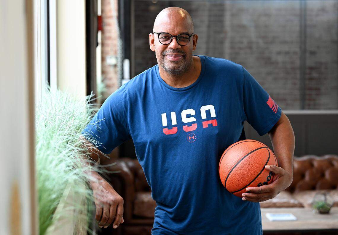 Former NBA star Cedric Maxwell on Tuesday, January 17, 2023. Maxwell starred in the NBA for the Boston Celtics, Houston Rockets and Los Angeles Clippers. Maxwell now works in radio broadcasting announcing Celtics games.