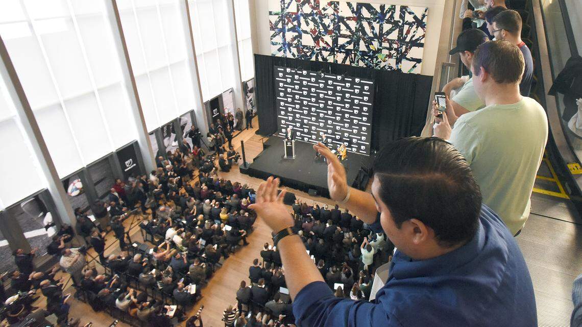 After Charlotte snags MLS team, hundreds of fans march and celebrate victorious bid
