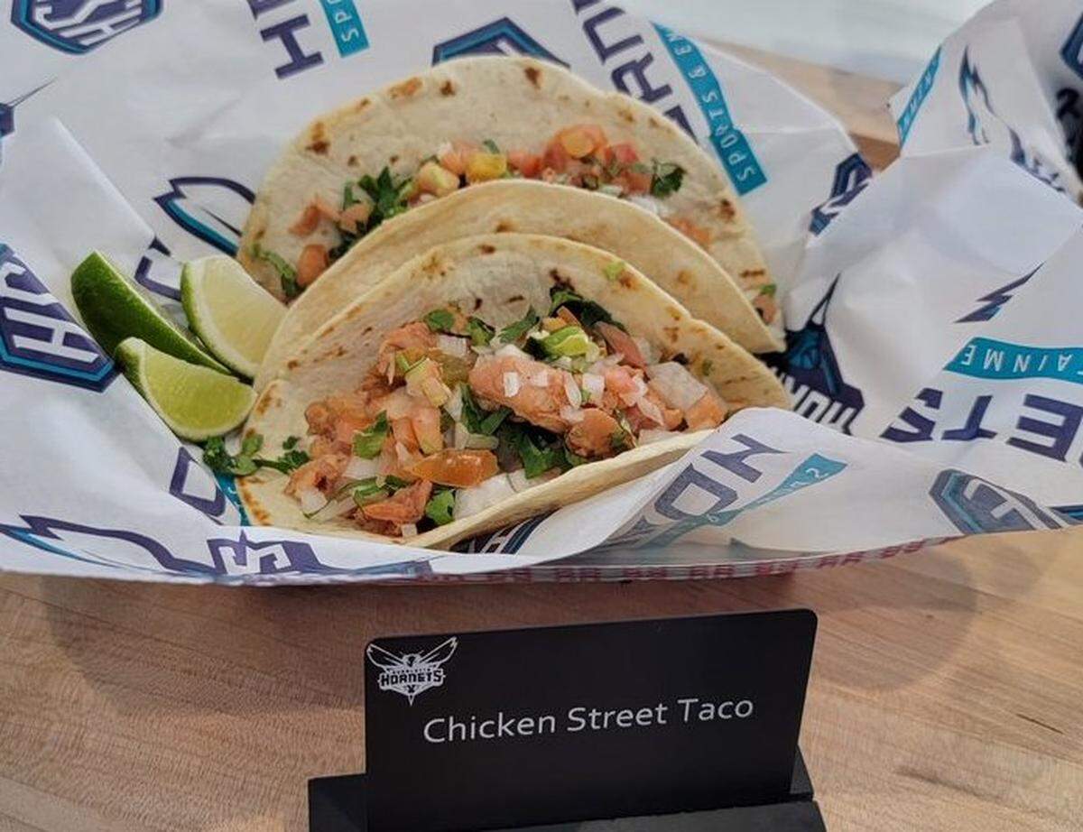 Chicken street tacos.