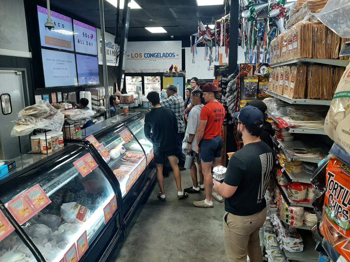 Hundreds of people turn out to Las Americas grocery store and restaurant in Rock Hill on Tuesdays, when a popular taco deal runs each week. Most everything sold at Las Americas is imported, raising concerns with the introduction of new or higher tariffs on goods.