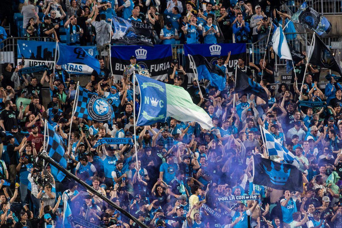 Even if you’re not a soccer fan, Charlotte FC games can be exciting thanks to its throngs of loyalists at Bank of America Stadium.