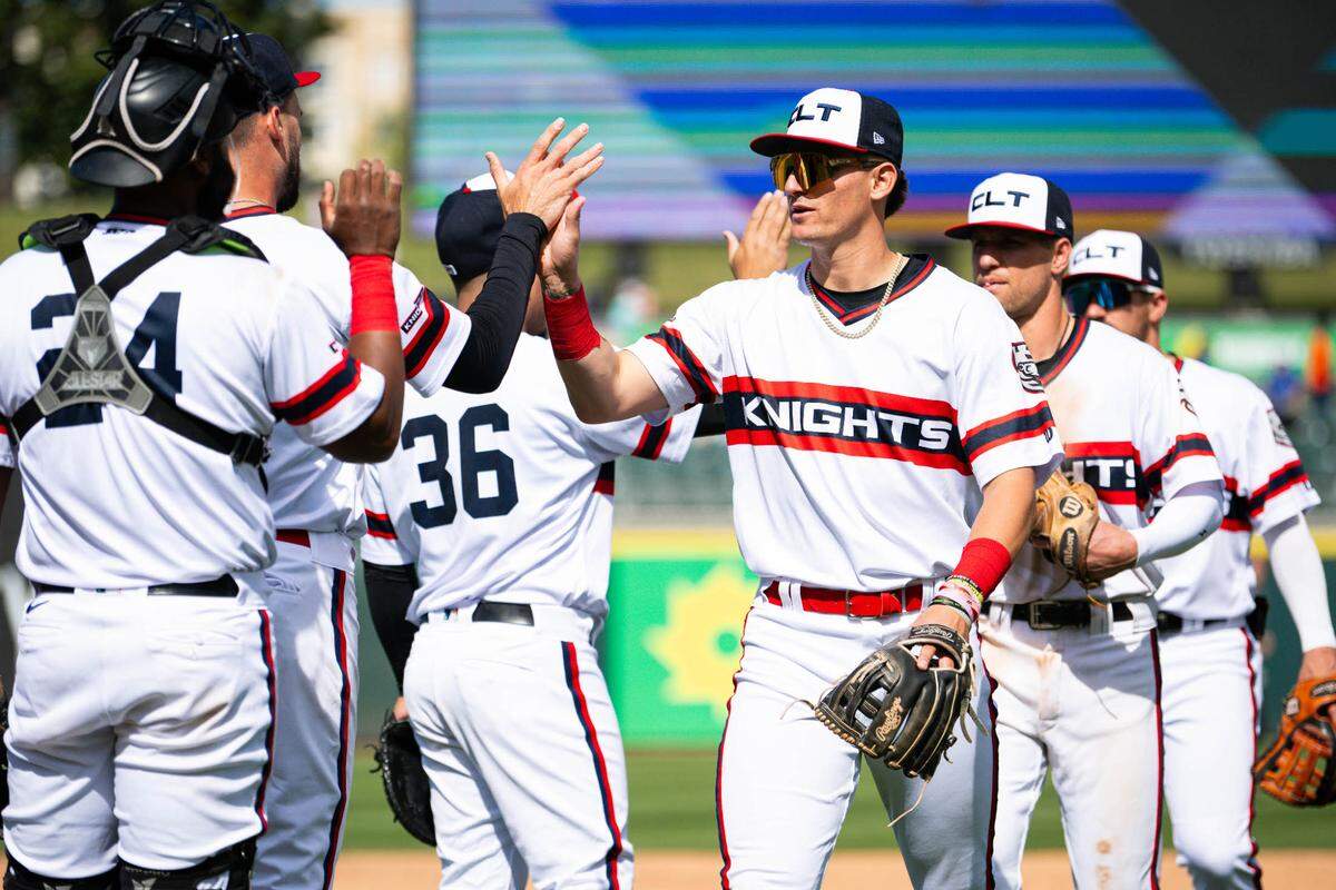 Chicago White Sox prospect Colson Montgomery leads the Charlotte Knights in games played in 2024.
