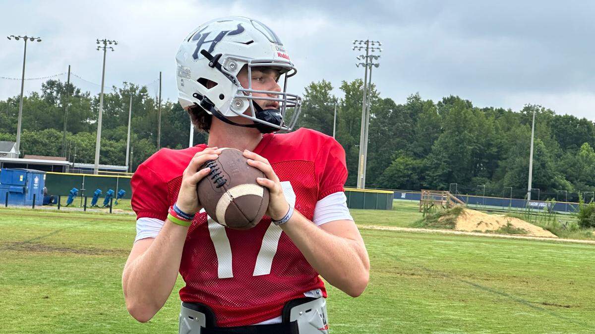 Hickory Ridge Caden Haywood returns for his second year as a starter this season.