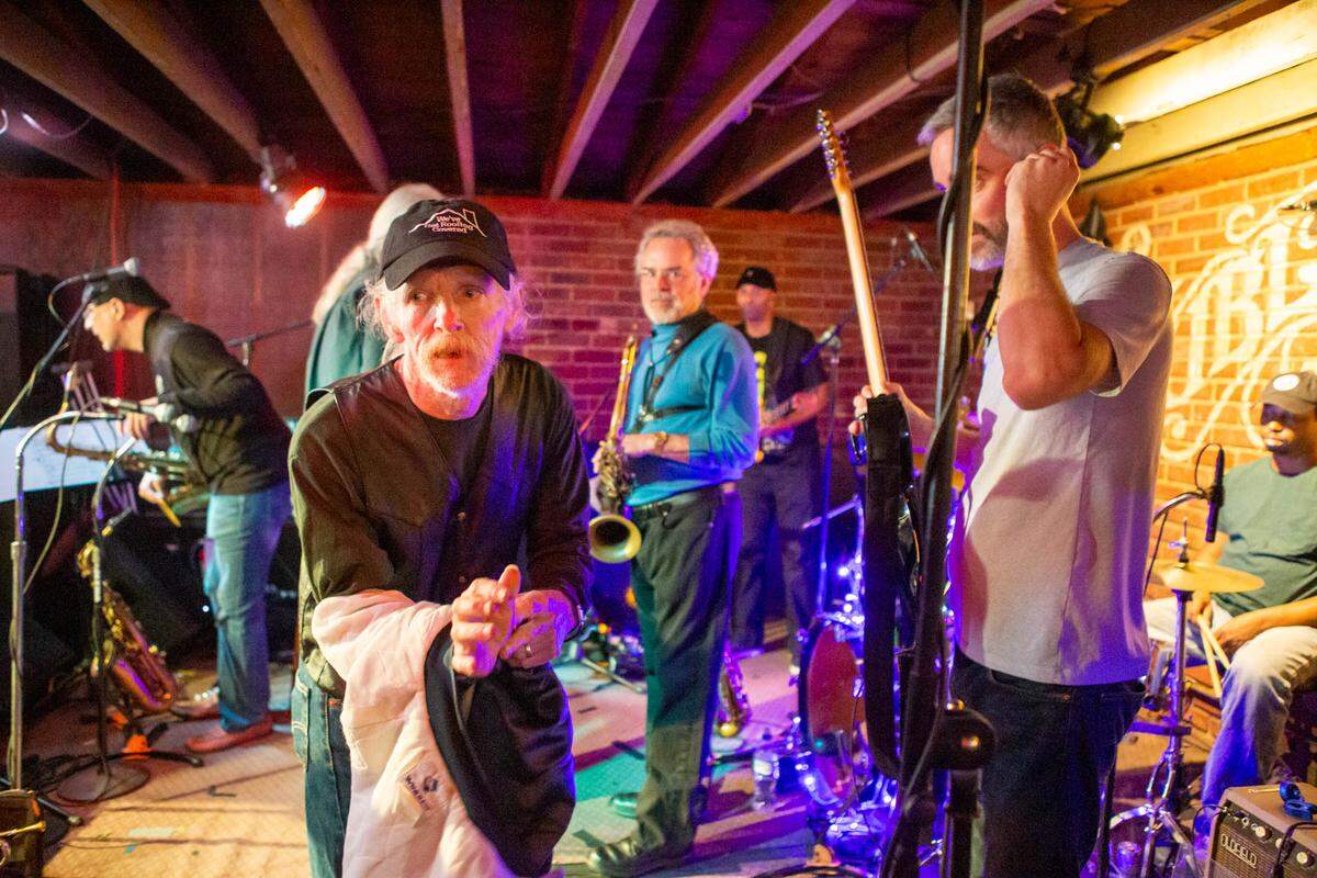 Lenny Federal at Double Door Inn on the last night it was open in January 2017.
