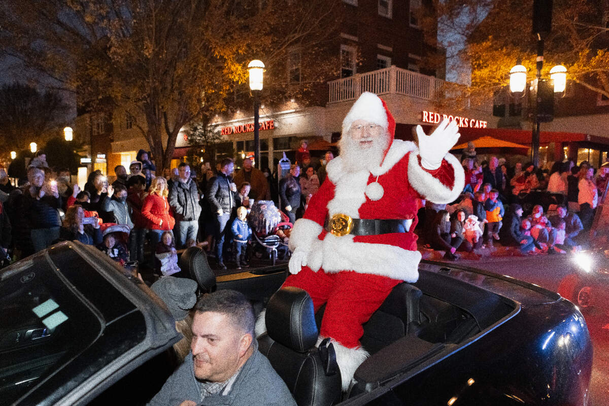 The Lighting at Birkdale Village on Saturday, Nov. 19 includes festive parade through the parkway for the arrival of Santa Claus.