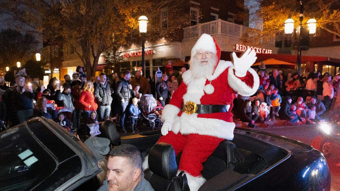 
The Lighting at Birkdale Village on Saturday, Nov. 19 includes festive parade through the parkway for the arrival of Santa Claus.