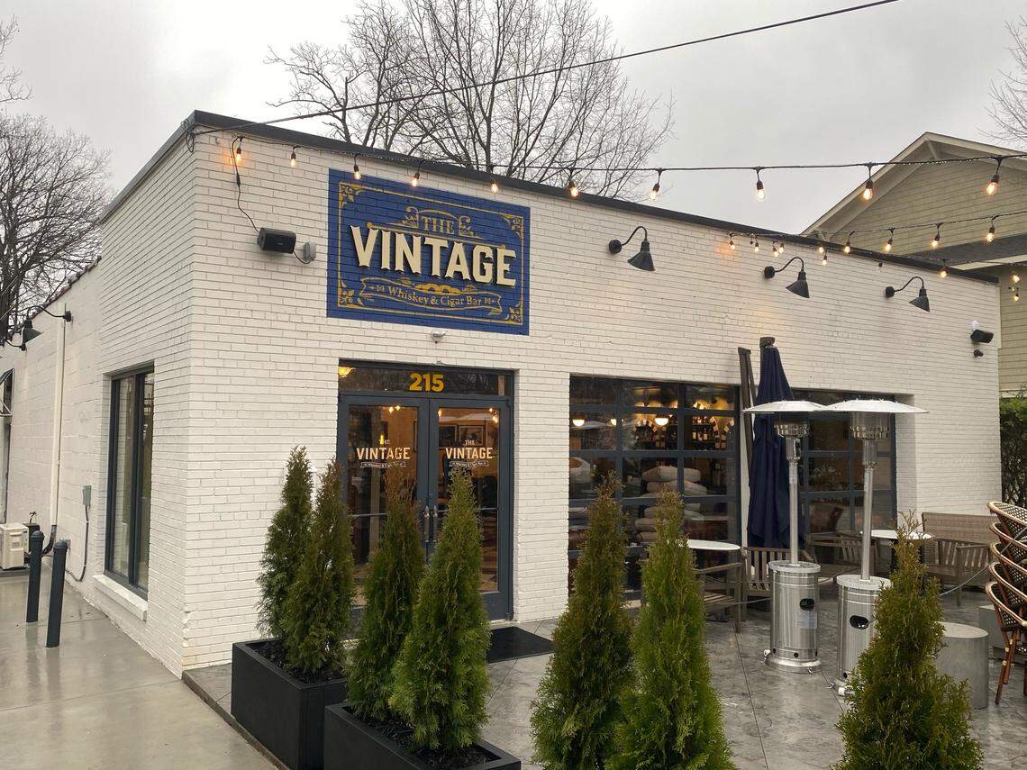 The Vintage Whiskey & Cigar Bar opens Friday.