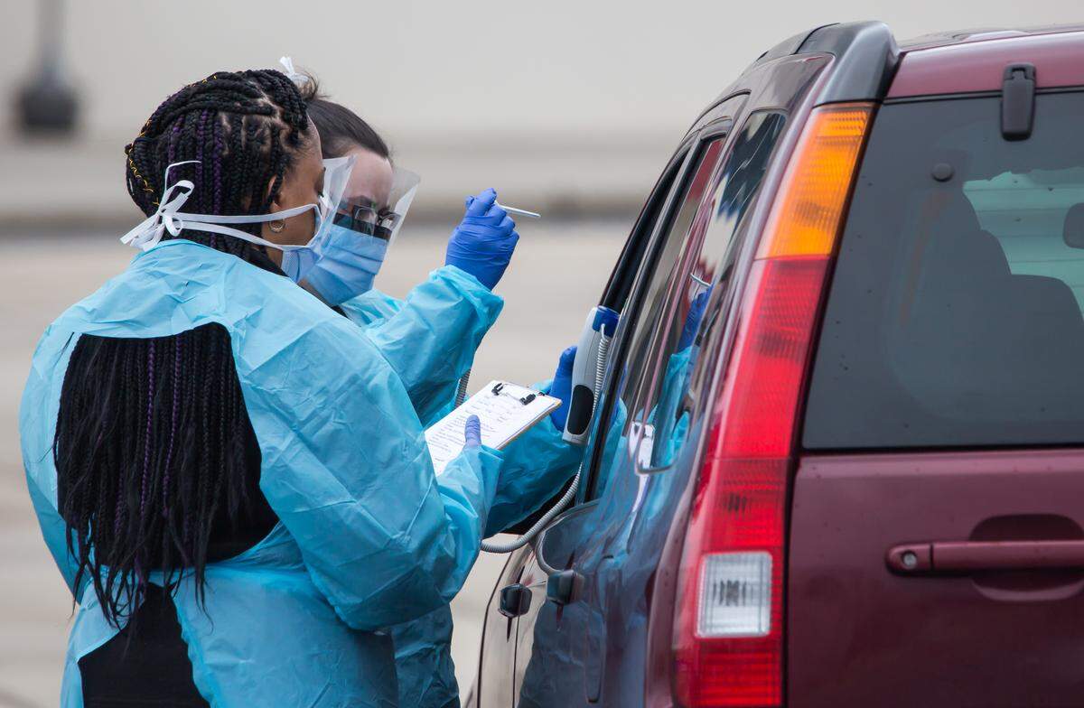 Charlotte Motor Speedway and Atrium Health have a new coronavirus testing center at the zMAX Dragway in Concord for north Mecklenburg County and Cabarrus County residents. Testing is open to people whose doctor have ordered they be tested for COVID-19.