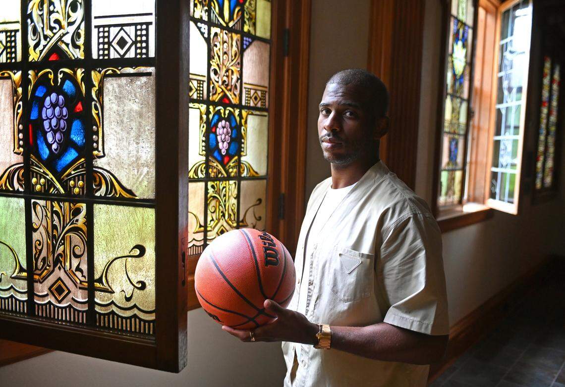 Former Wake Forest University and current NBA star Chris Paul on Thursday, June 22, 2023.