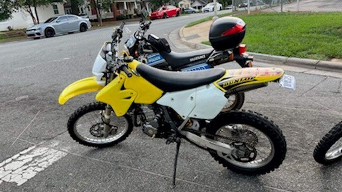 Four bicycles and one dirt bike was seized from an operation by Charlotte-Mecklenburg Police on Sunday, July 31.