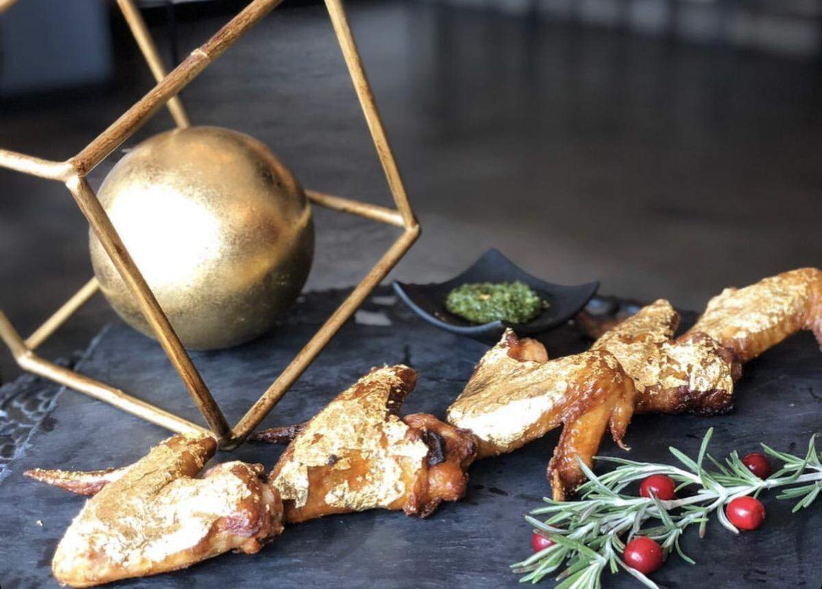 Golden Wings at Deluxe, The Fine Art of Dining.