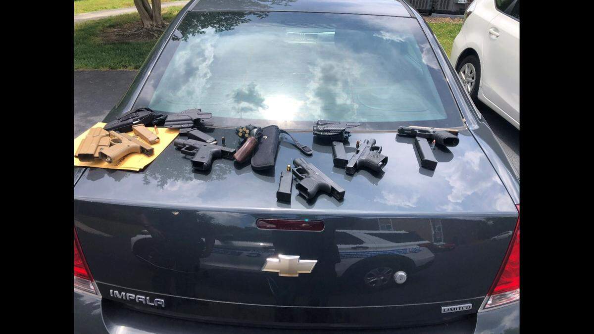 Charlotte-Mecklenburg Police said it has seized 1,230 guns this year, including a record 413 in May.