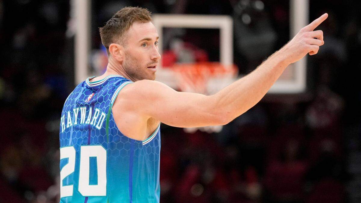 Charlotte Hornets forward Gordon Hayward hasn’t missed a game this season. That’s been key to their success.