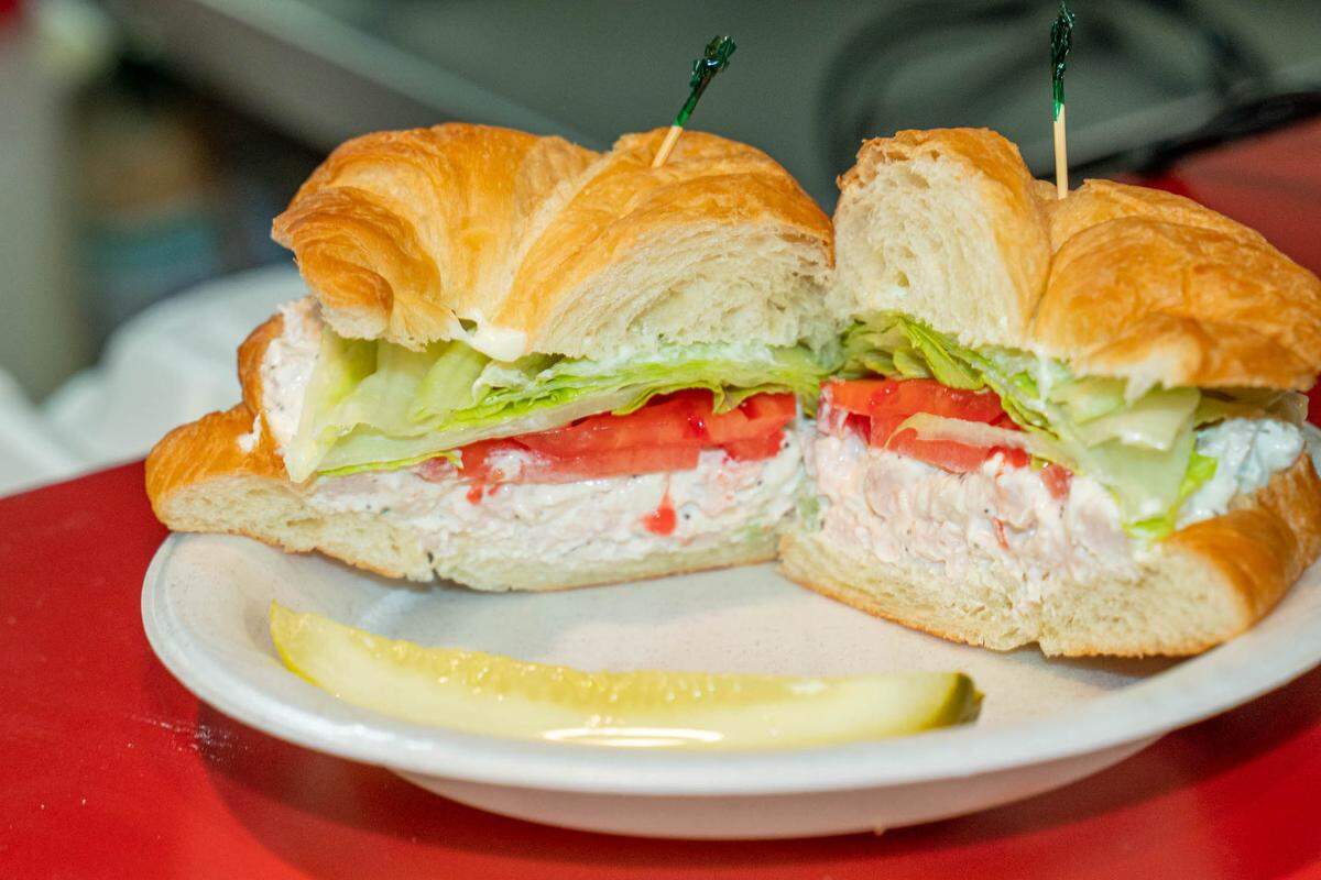 Rusty’s chicken salad sandwich.