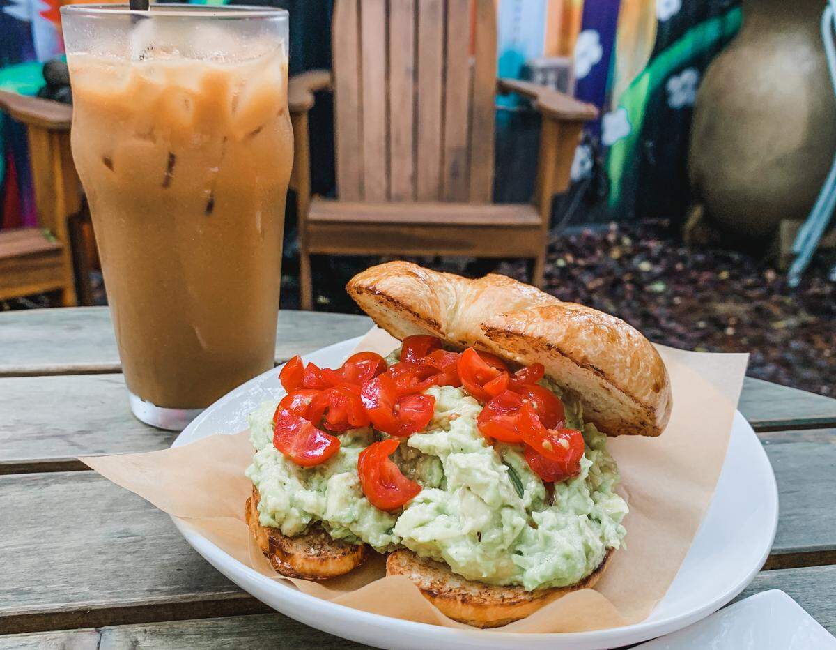The Artisan’s Palate’s Artisan’s Avocado Toast is served on a toasted butter croissant ($10).&nbsp;