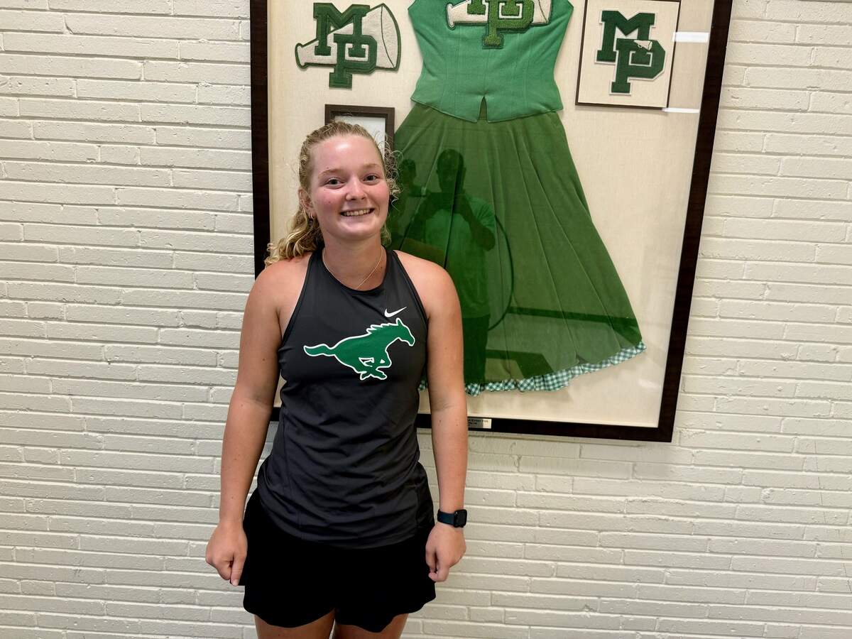 In her first three seasons at Myers Park, Mustangs’ tennis star Teagan Reilly has only lost four matches. She aims for the NCHSAA state title as a senior