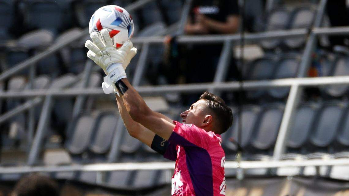 Los Angeles FC is trading goalkeeper Pablo Sisniega (23) to Charlotte FC.