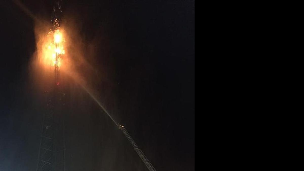 
Lanterns sent skyward accidentally set a cell phone tower on fire during Lantern Fest at Carolina Speedway in Gastonia Saturday night, fire officials said. No injuries were reported.

