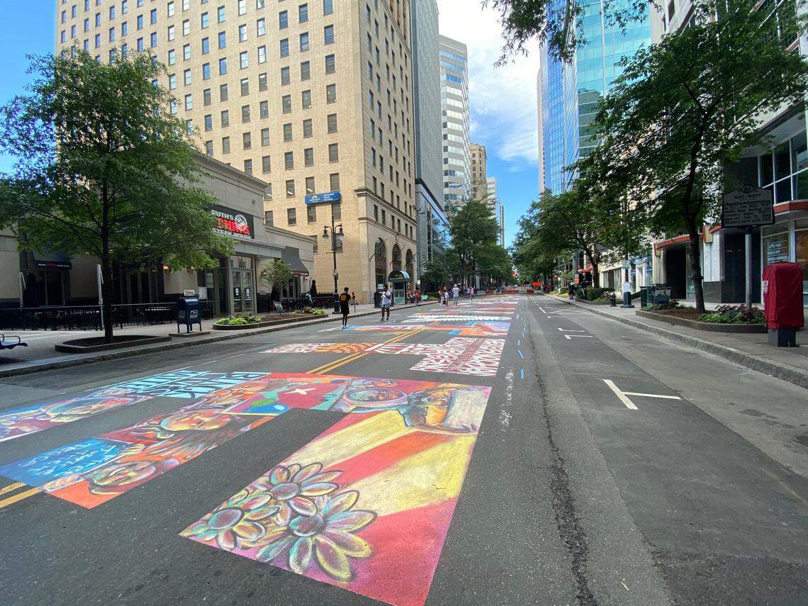 From 5 p.m. Oct. 2 through Sunday at 9 p.m. Oct. 4, North Tryon Street between 5th and 6th streets will be closed for Uptown Street Eats. While you’re there, visit the 200 block of South Tryon to see the Black Lives Matter mural. That block of uptown is also closed to vehicular traffic.