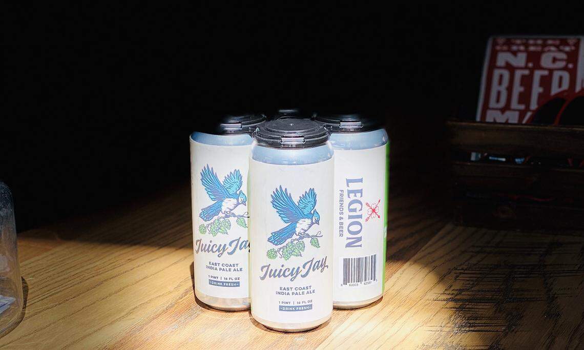 Legion Brewing’s Juicy Jay can now be found in Charlotte area bottle shops, Harris Teeter and Whole Foods Market. Publix will follow soon.
