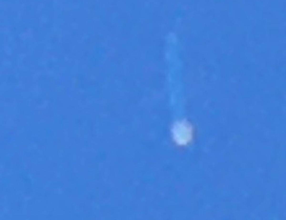 Charles Cobb of Morganton took this photo of the object he saw high in the North Carolina mountains sky on a sunny late morning in June.