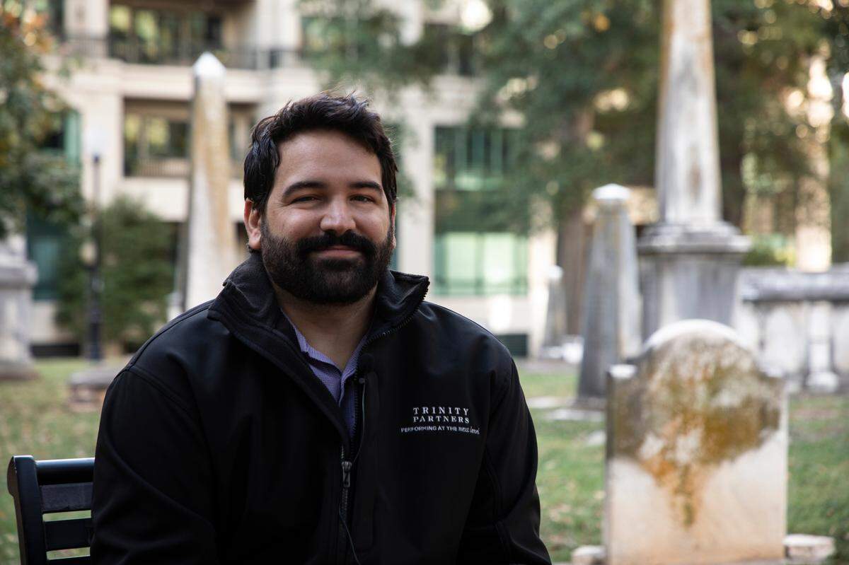 Jason Tapp’s organization Spooky CLT is known for sharing haunted tales on its popular Instagram page and hosting community events.
