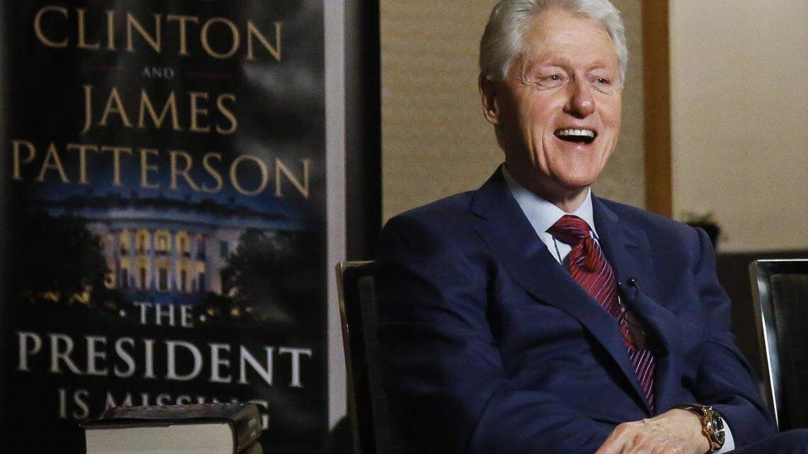 Former President Bill Clinton speaks last month during a book tour interview.