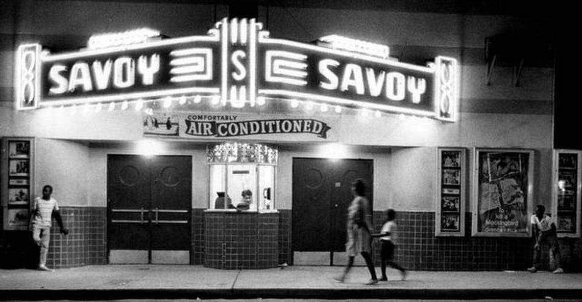 The Savoy theater, in the Brooklyn neighborhood in Second Ward, was one of several Charlotte theaters